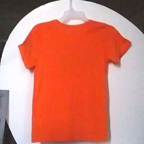 Hocus Pocus Tee Shirt Orange Spell Out just a bunch of HOCUS POCUS Womens 4-6 - Picture 2 of 4